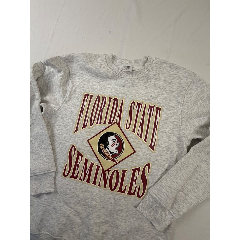 Florida State Seminoles Graphic x Rivalry Threads Sweatshirt Womens Small Gray